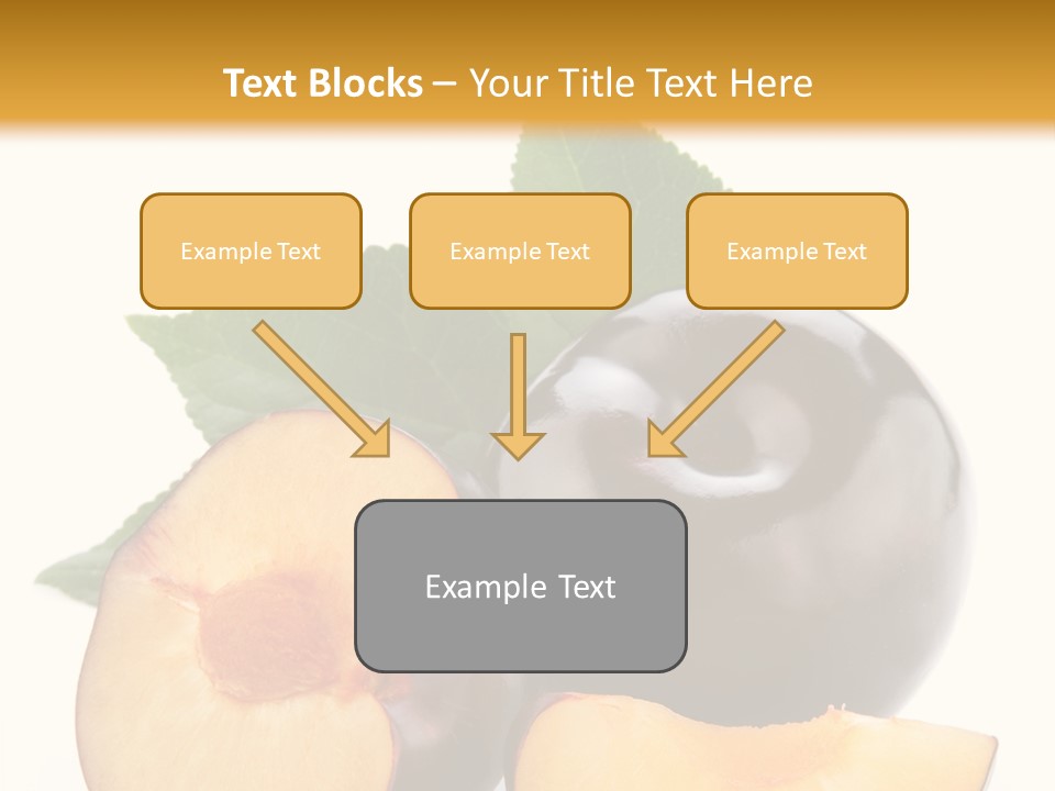 Berry Delicious Blue PowerPoint Template