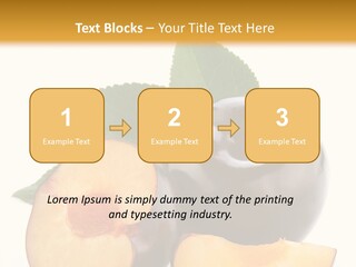 Berry Delicious Blue PowerPoint Template