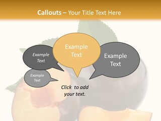 Berry Delicious Blue PowerPoint Template