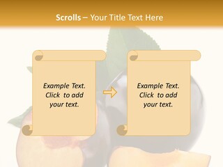 Berry Delicious Blue PowerPoint Template