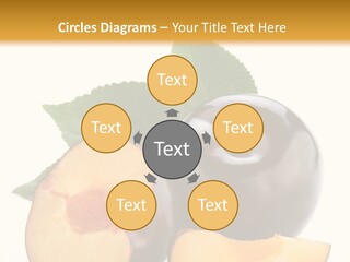 Berry Delicious Blue PowerPoint Template