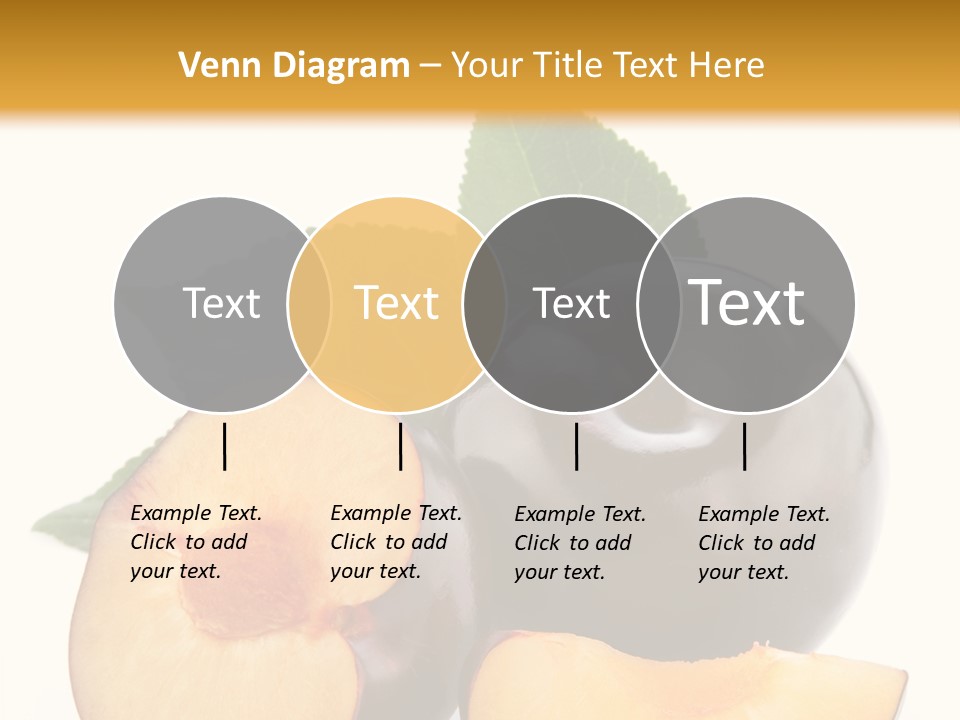 Berry Delicious Blue PowerPoint Template