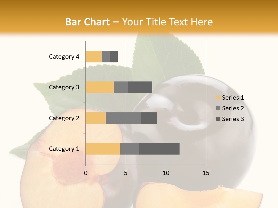 Berry Delicious Blue PowerPoint Template