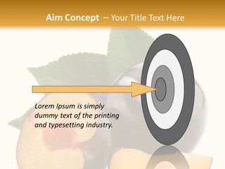 Berry Delicious Blue PowerPoint Template