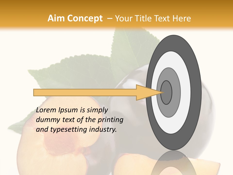 Berry Delicious Blue PowerPoint Template