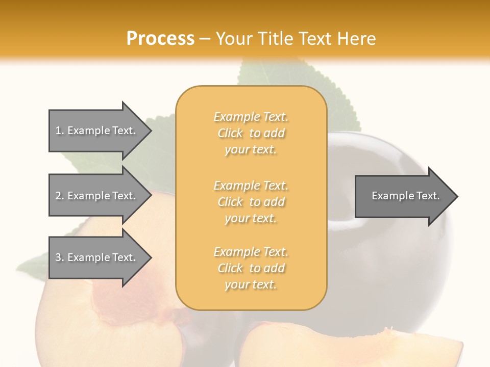Berry Delicious Blue PowerPoint Template