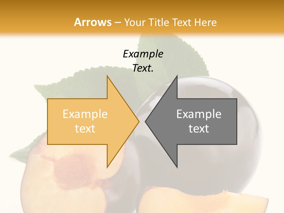 Berry Delicious Blue PowerPoint Template