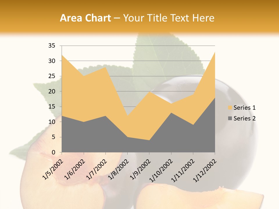Berry Delicious Blue PowerPoint Template