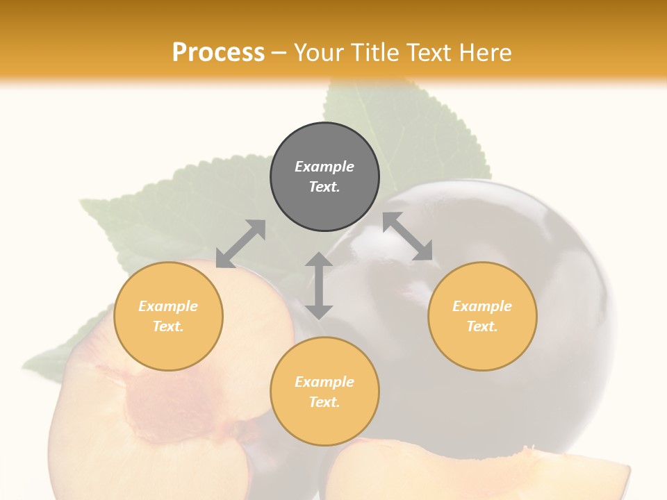 Berry Delicious Blue PowerPoint Template