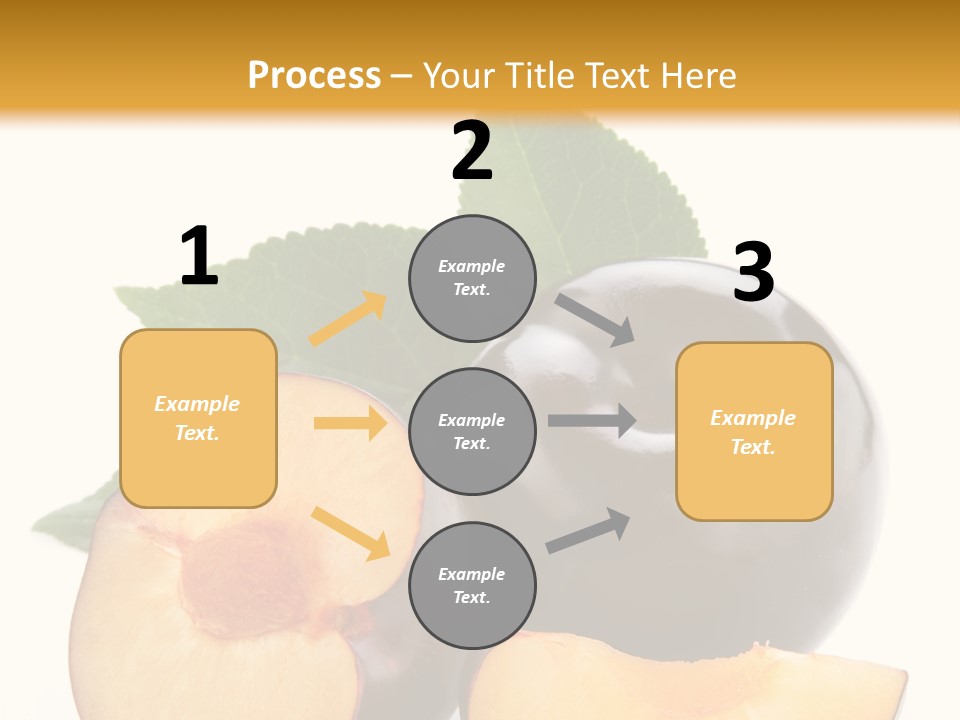 Berry Delicious Blue PowerPoint Template