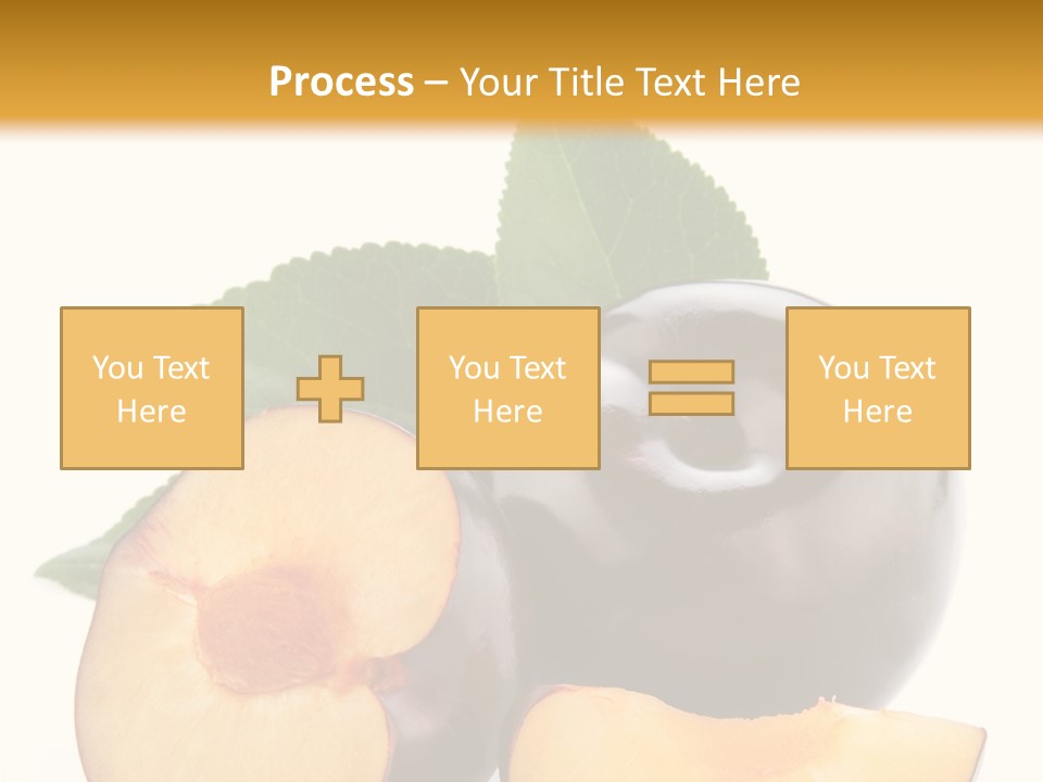 Berry Delicious Blue PowerPoint Template