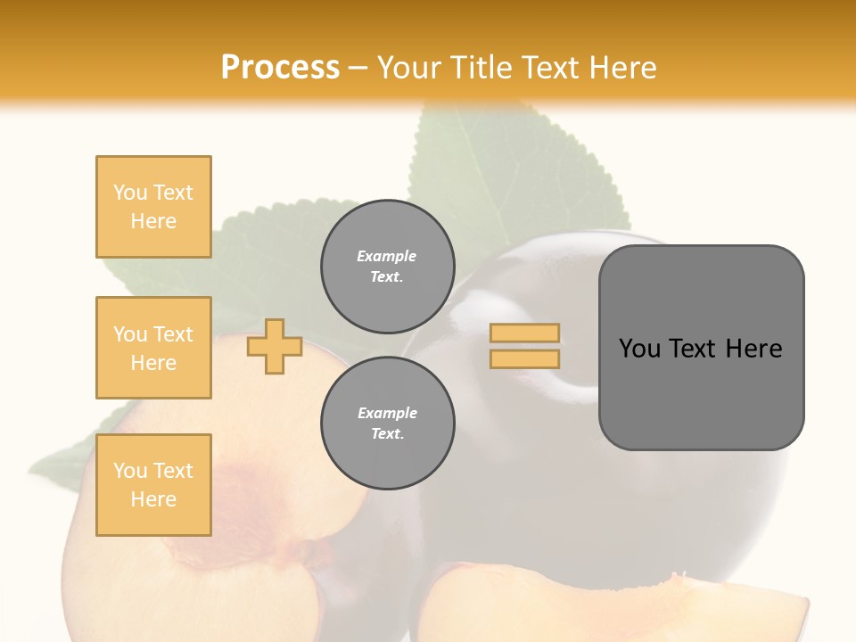Berry Delicious Blue PowerPoint Template