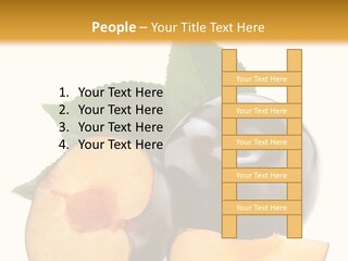 Berry Delicious Blue PowerPoint Template