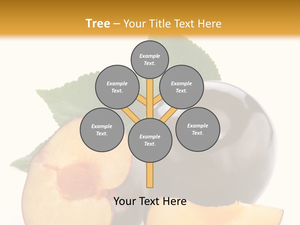 Berry Delicious Blue PowerPoint Template