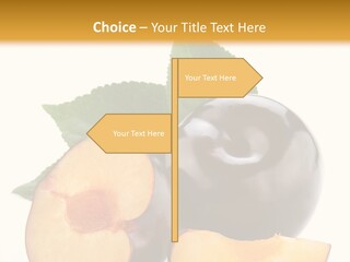 Berry Delicious Blue PowerPoint Template