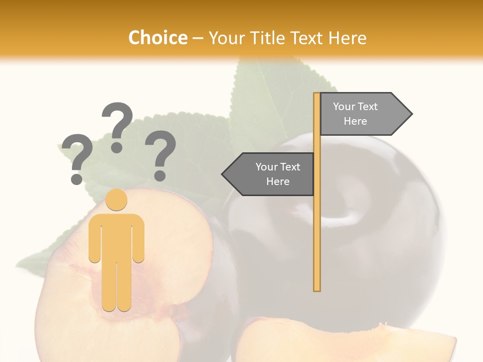 Berry Delicious Blue PowerPoint Template