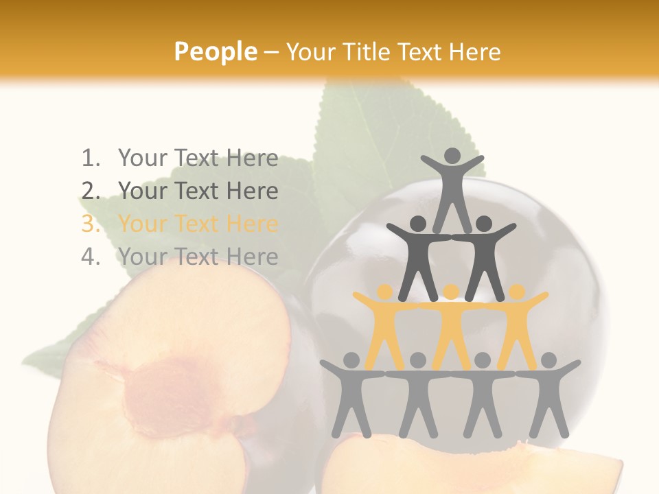 Berry Delicious Blue PowerPoint Template