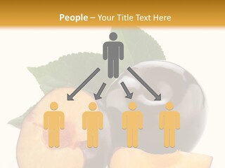 Berry Delicious Blue PowerPoint Template