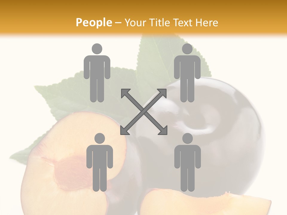 Berry Delicious Blue PowerPoint Template