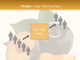 Berry Delicious Blue PowerPoint Template