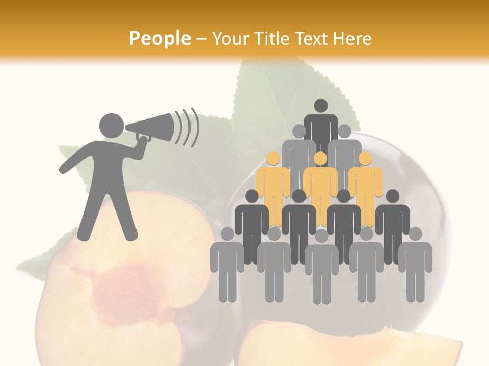 Berry Delicious Blue PowerPoint Template