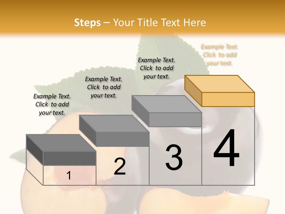 Berry Delicious Blue PowerPoint Template