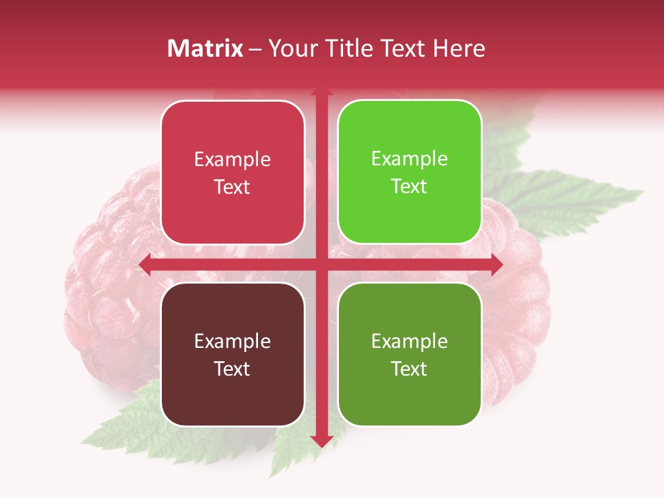 Isolated Ingredient Lush PowerPoint Template