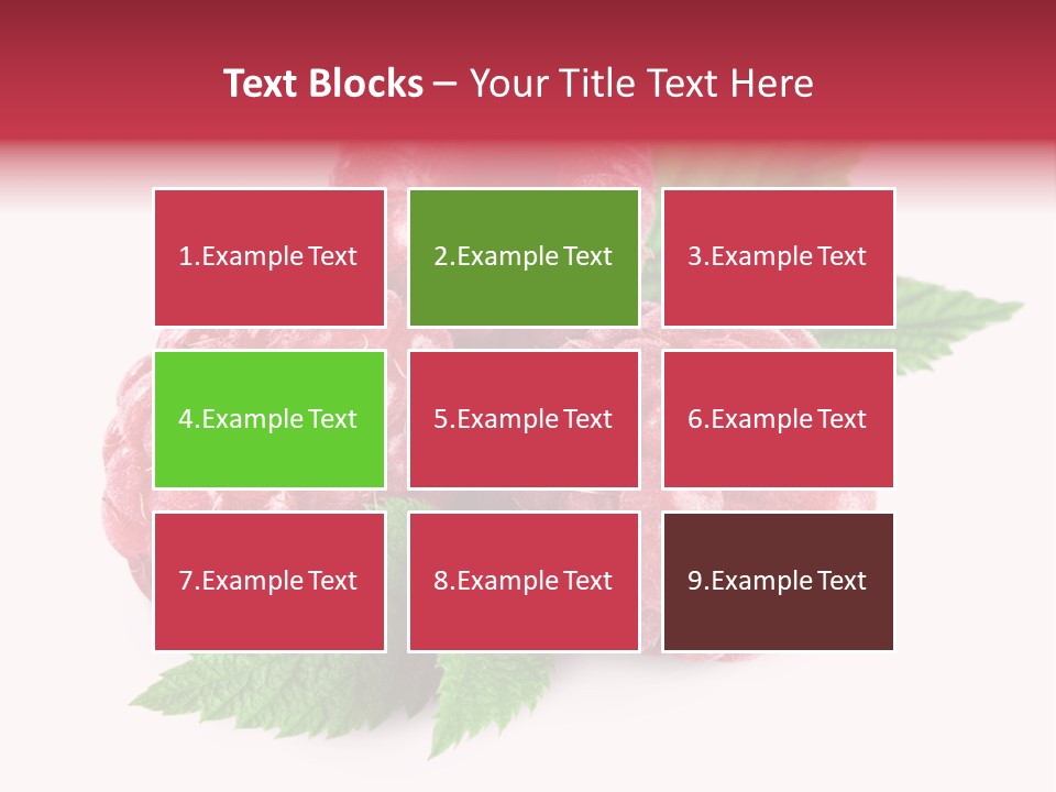 Isolated Ingredient Lush PowerPoint Template