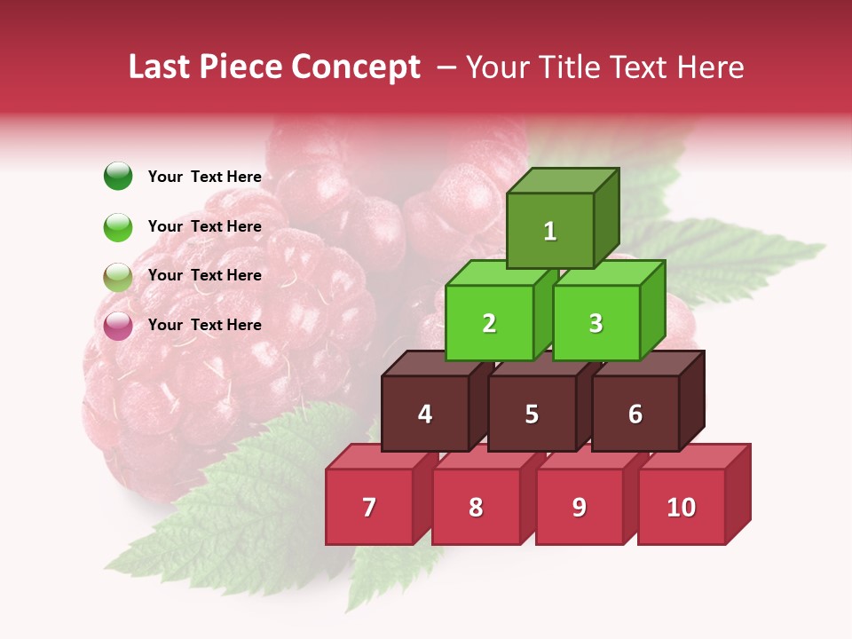 Isolated Ingredient Lush PowerPoint Template