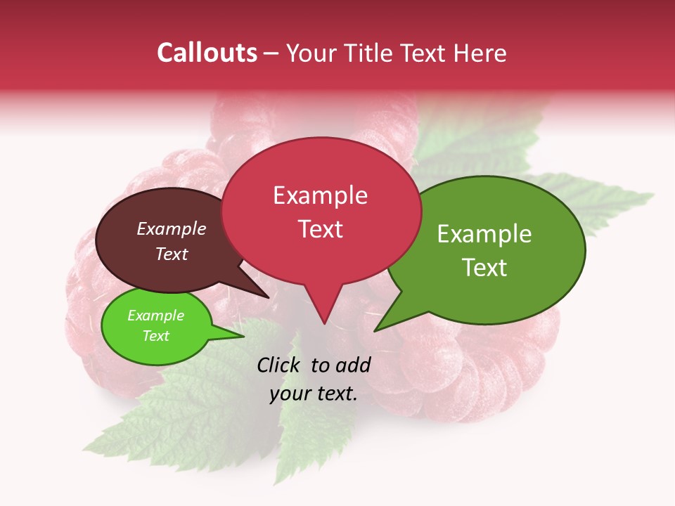 Isolated Ingredient Lush PowerPoint Template