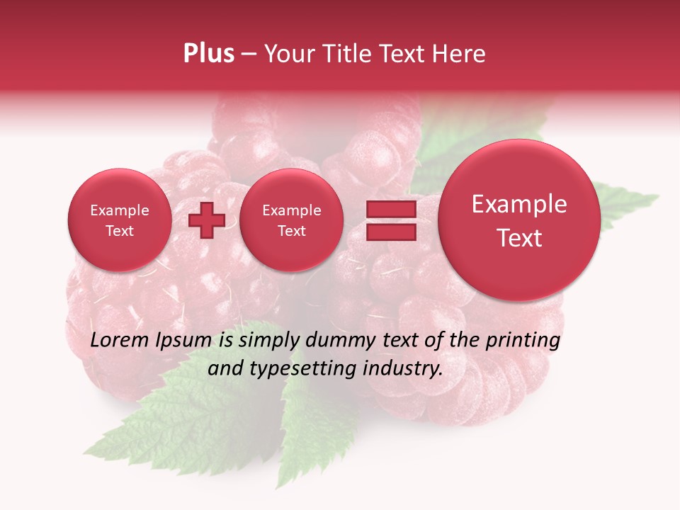 Isolated Ingredient Lush PowerPoint Template