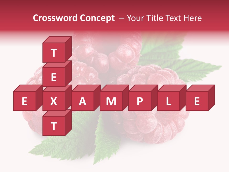 Isolated Ingredient Lush PowerPoint Template