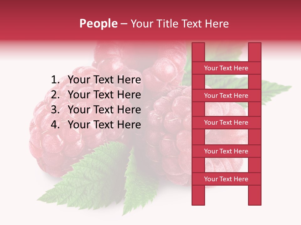 Isolated Ingredient Lush PowerPoint Template