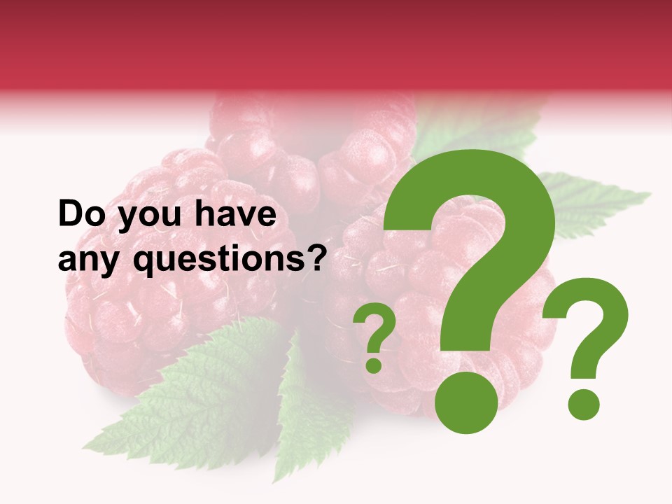 Isolated Ingredient Lush PowerPoint Template