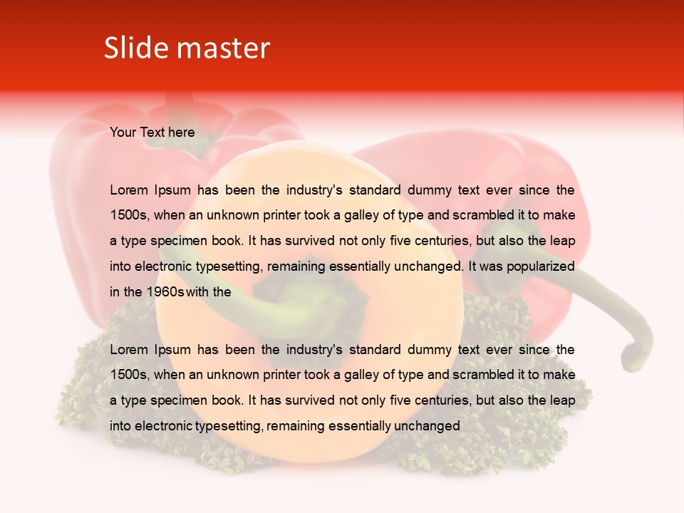 Nobody Food Aromatic PowerPoint Template