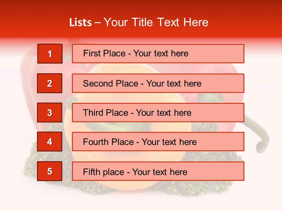 Nobody Food Aromatic PowerPoint Template