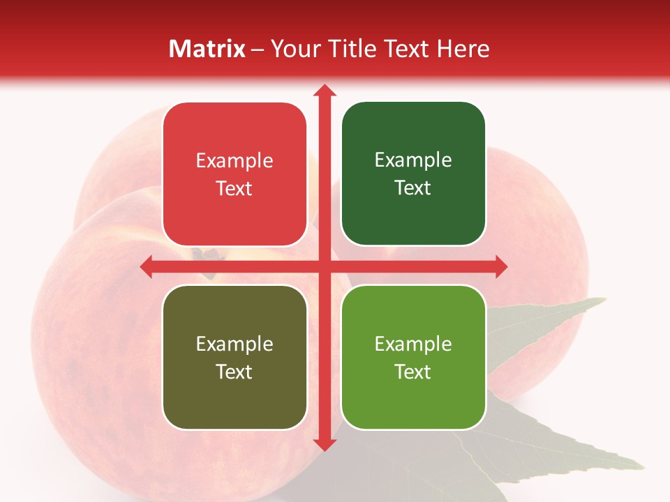 Vegetarian Isolated Vitamins PowerPoint Template