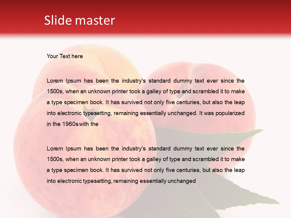 Vegetarian Isolated Vitamins PowerPoint Template