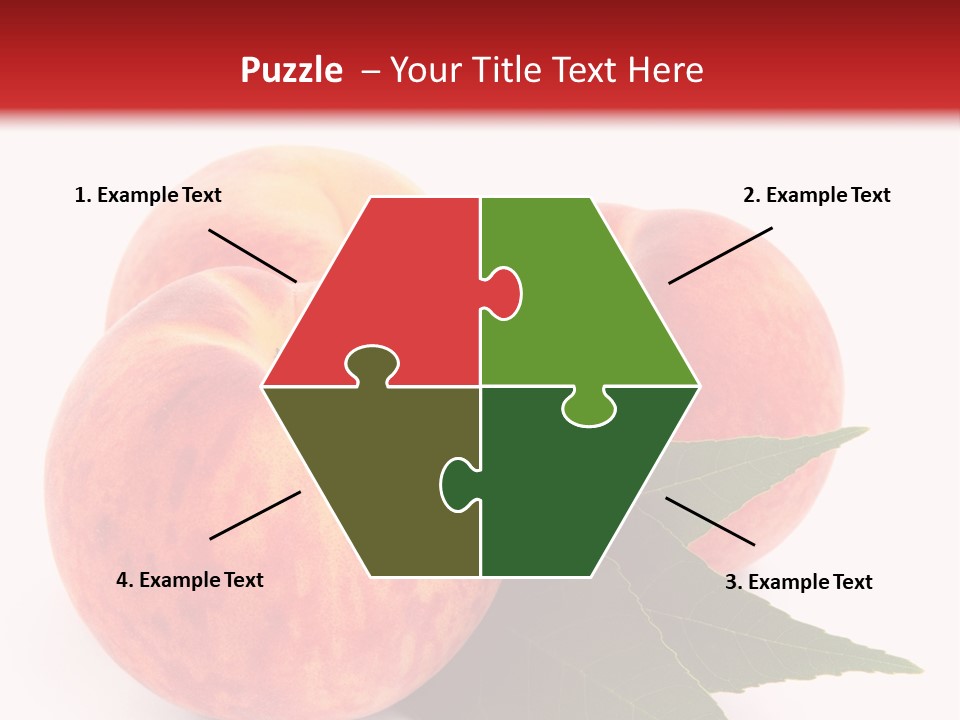 Vegetarian Isolated Vitamins PowerPoint Template