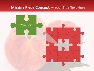 Vegetarian Isolated Vitamins PowerPoint Template