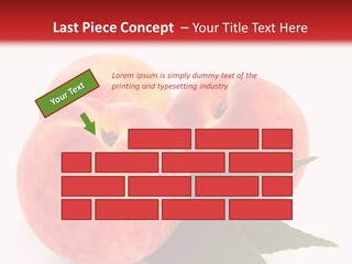 Vegetarian Isolated Vitamins PowerPoint Template
