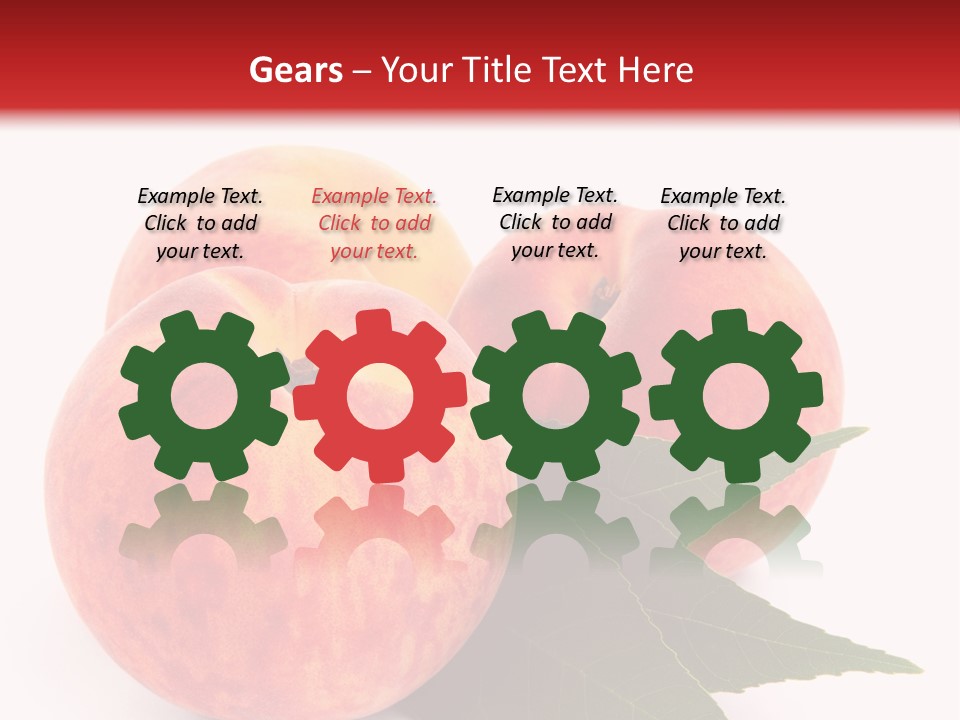 Vegetarian Isolated Vitamins PowerPoint Template