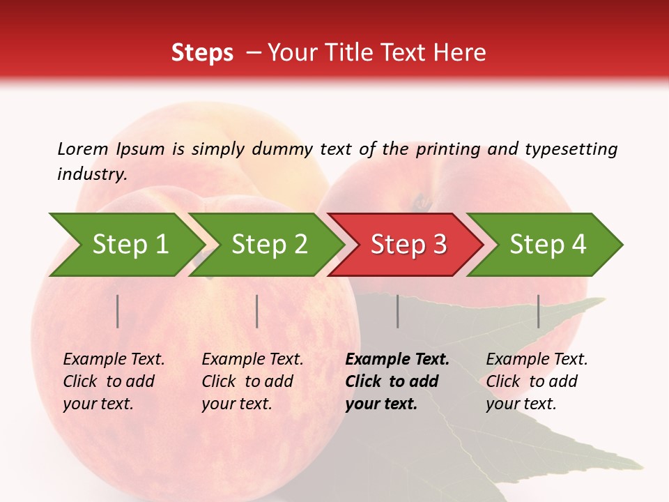 Vegetarian Isolated Vitamins PowerPoint Template