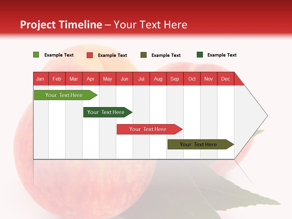 Vegetarian Isolated Vitamins PowerPoint Template