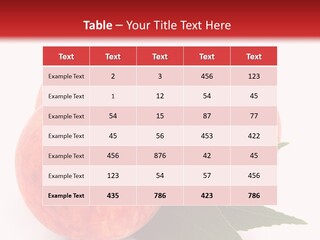 Vegetarian Isolated Vitamins PowerPoint Template
