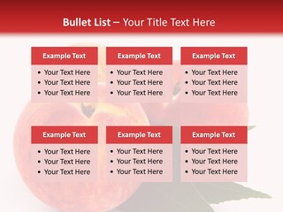 Vegetarian Isolated Vitamins PowerPoint Template