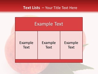 Vegetarian Isolated Vitamins PowerPoint Template
