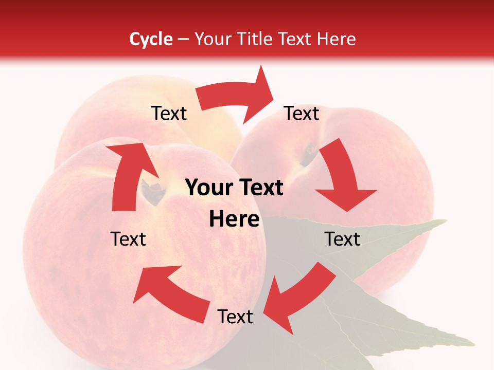 Vegetarian Isolated Vitamins PowerPoint Template
