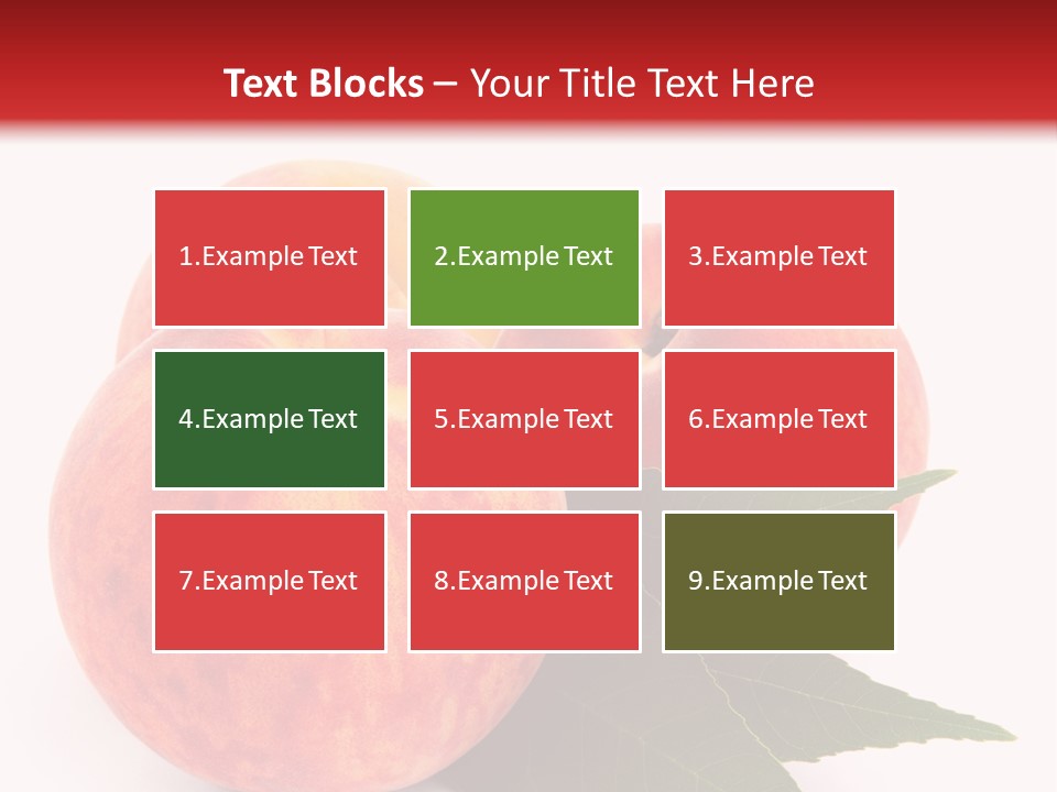 Vegetarian Isolated Vitamins PowerPoint Template