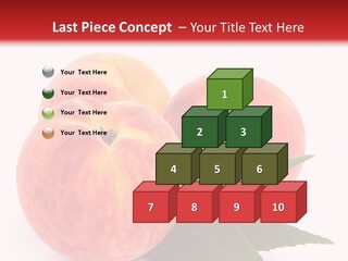 Vegetarian Isolated Vitamins PowerPoint Template